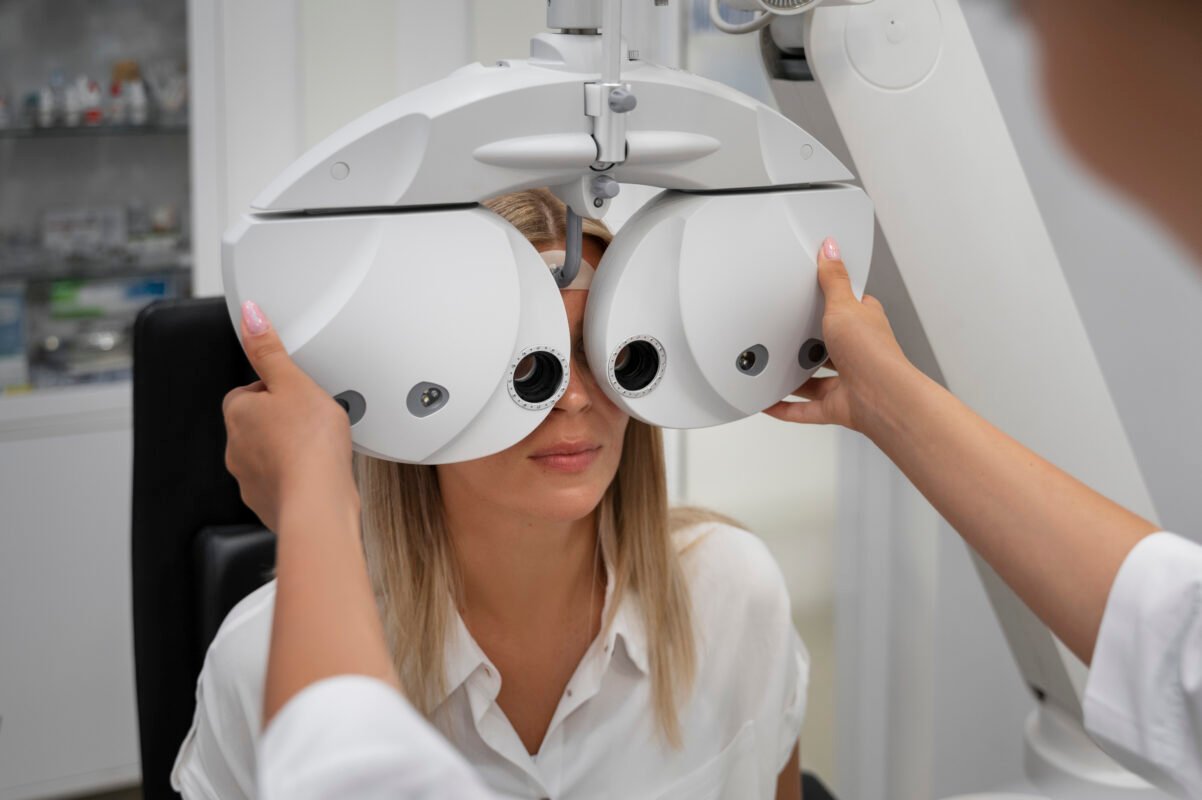 Mesure de votre correction visuelle, service contrôle de vision.